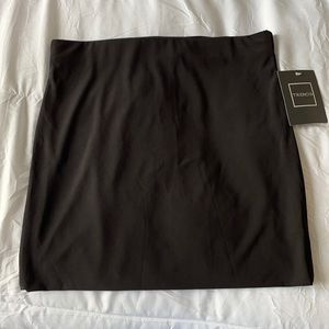 Black mini skirt, stretchy